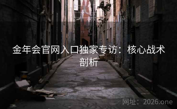 金年会官网入口独家专访：核心战术剖析